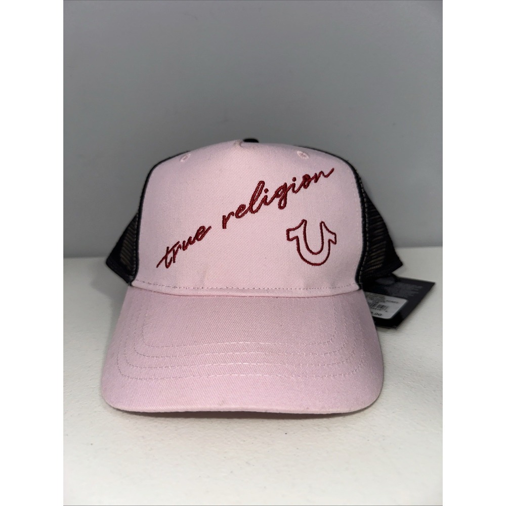 True Religion Adjustable Snapback Embroidered Trucker Cap Hat Brand New